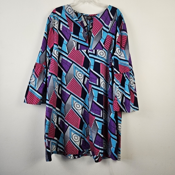 The OULA COMPANY XL Art to Wear Dress Lagenlook - Picture 1 of 7
